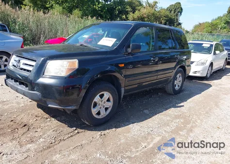 2007 Honda Pilot Lx z USA, uszkodzony, nr VIN 2HKYF18137H512076